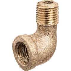 USA Sealing - Brass & Chrome Pipe Fittings; Type: Street Elbow ; Fitting Size: 2 x 2 ; End Connections: FNPT x MNPT ; Material: Brass ; Pressure Rating (psi): 125 ; Finish/Coating: Uncoated - Exact Tooling