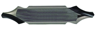 6.3mm x 80mm OAL 60° HSS Center Drill with Flat-Bright Form R - Exact Tooling