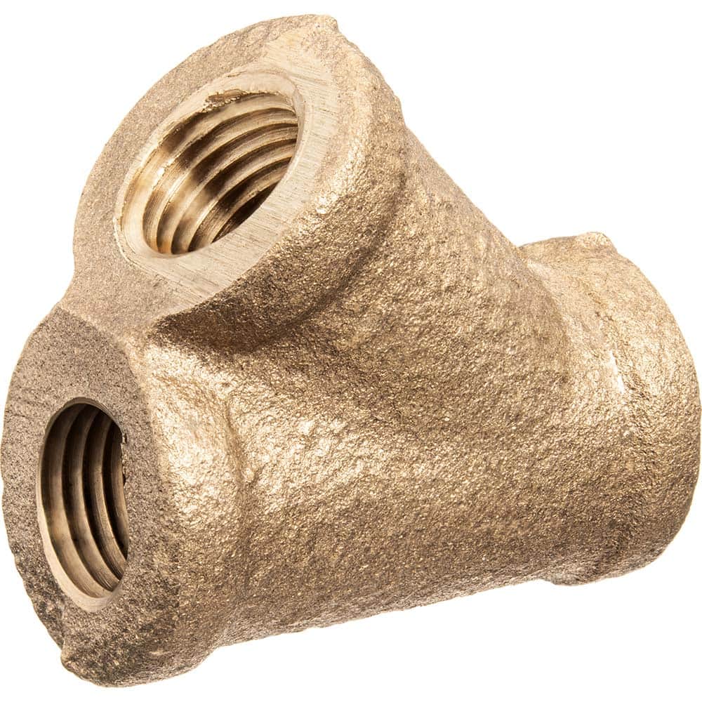 USA Sealing - Brass & Chrome Pipe Fittings; Type: Wye ; Fitting Size: 2 x 2 x 2 ; End Connections: FNPT x FNPT x FNPT ; Material: Brass ; Pressure Rating (psi): 125 ; Finish/Coating: Uncoated - Exact Tooling