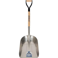 SEYMOUR-MIDWEST - Shovels, Spades, Diggers & Hoes; Type: Scoop ; Blade Type: Square ; Blade Width (Inch): 14-3/4 ; Blade Material: Aluminum ; Handle Length (Inch): 36 ; Handle Type: D-Grip - Exact Tooling