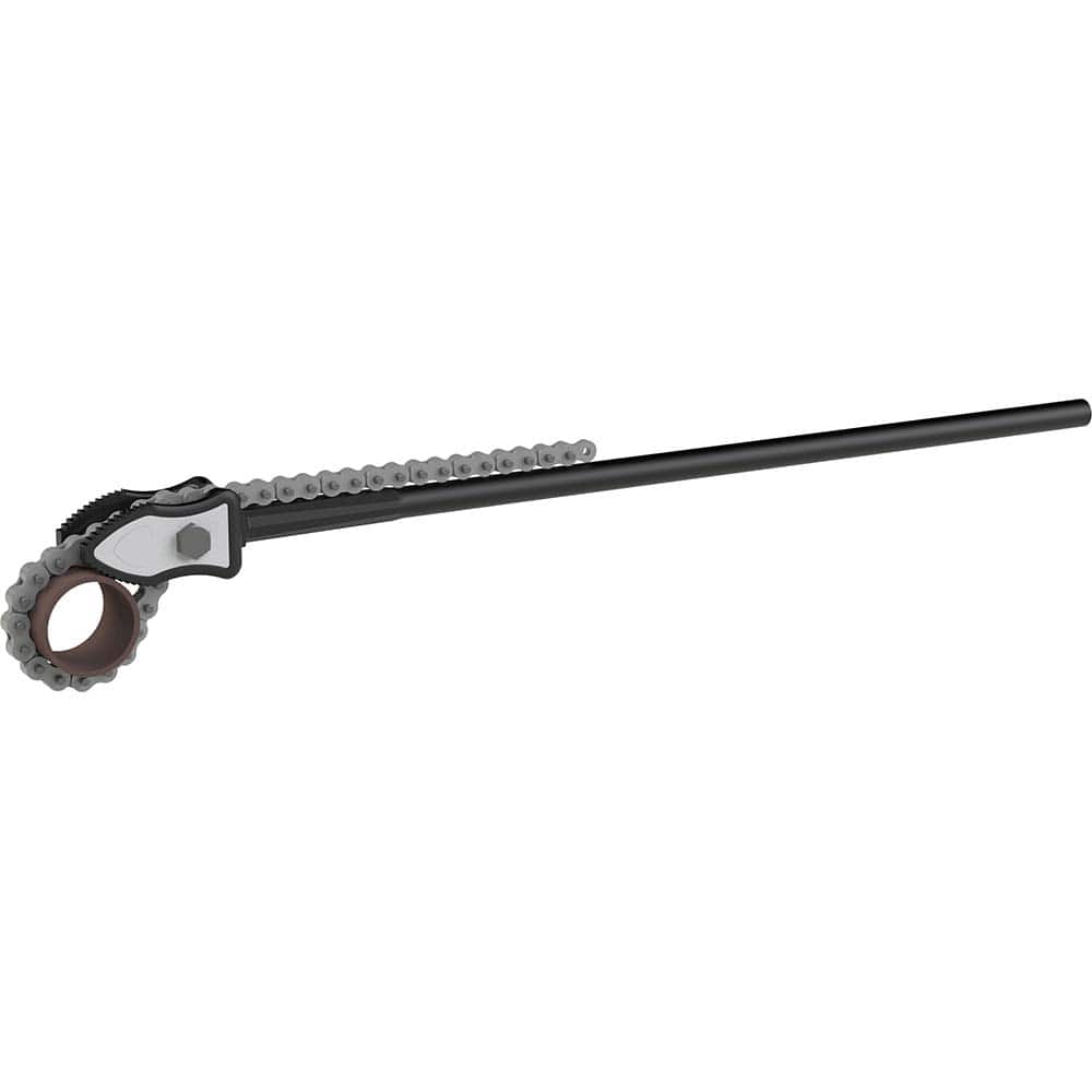 Petol - Chain & Strap Wrenches; Type: Chain Tong ; Maximum Pipe Capacity (Inch): 14 ; Chain/Strap Length: 56 (Inch); Handle Length: 27 (Inch) - Exact Tooling