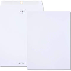 Quality Park - Mailers, Sheets & Envelopes; Type: Clasp Envelope ; Style: Clasp w/Gummed Flap ; Width (Inch): 12 ; Length (Inch): 9 ; Box Quantity: 100 ; Size: 9 x 12 - Exact Tooling