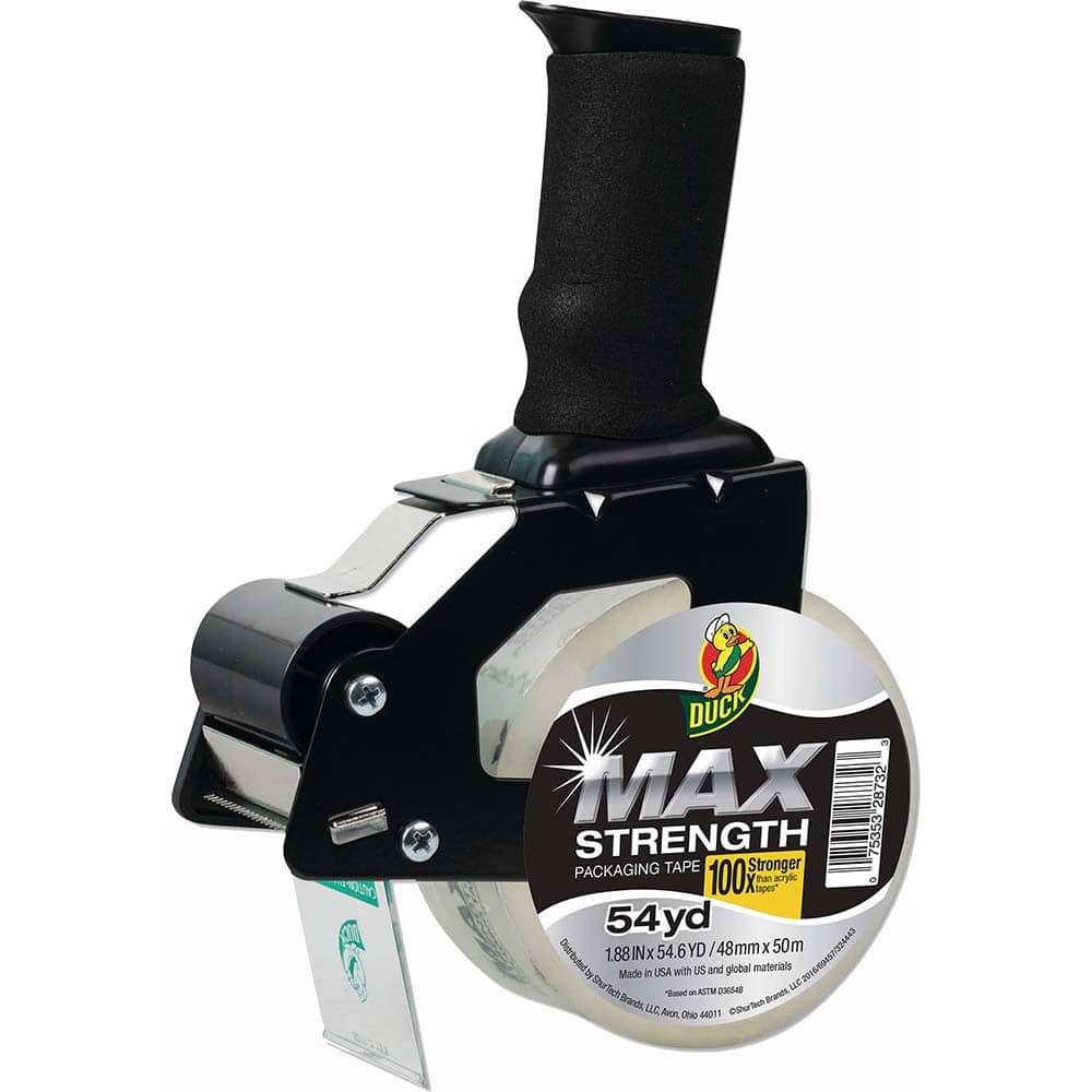 Duck - Packing Tape; Tape Type: Packaging ; Color: Clear ; Adhesive Material: Synthetic Rubber ; Width (Inch): 1-7/8 ; Length: 54.6 yd ; Material Type: Plastic - Exact Tooling