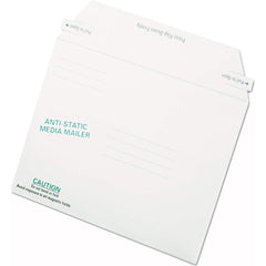 Quality Park - Boxes & Crush-Proof Mailers; Type: Multi-Media Mailers ; Width (Inch): 8-13/16 ; Length (Inch): 8-13/16 ; Height (Inch): 2.5 ; Color: White - Exact Tooling