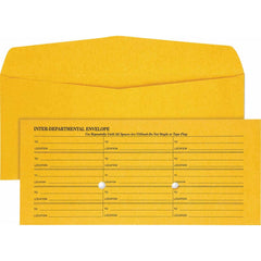 Quality Park - Mailers, Sheets & Envelopes; Type: Inter-Department Envelopes ; Style: Fold Flap ; Width (Inch): 10-3/8 ; Length (Inch): 4-1/2 ; Box Quantity: 500 ; Size: 4.5 x 10.38 - Exact Tooling