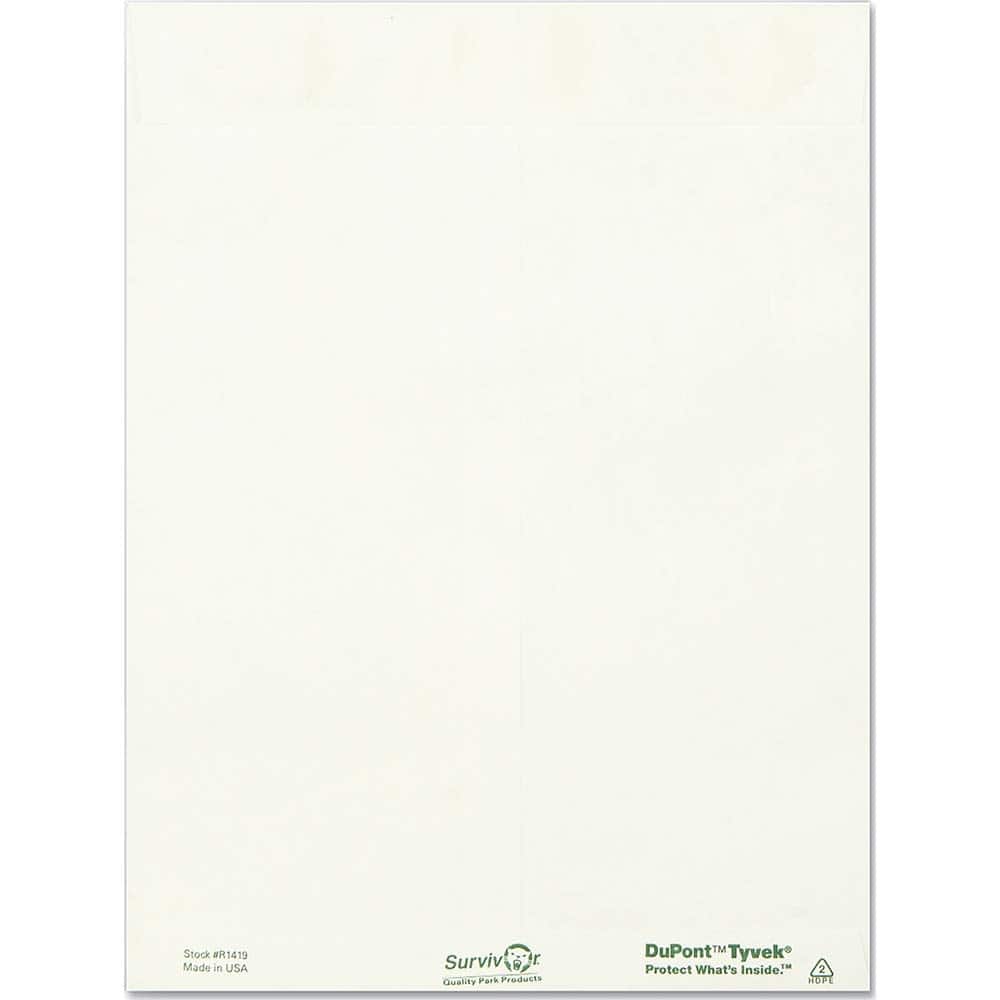Survivor - Mailers, Sheets & Envelopes; Type: Catalog Envelope ; Style: Self Seal ; Width (Inch): 12 ; Length (Inch): 9 ; Box Quantity: 15 ; Size: 9 x 12 - Exact Tooling