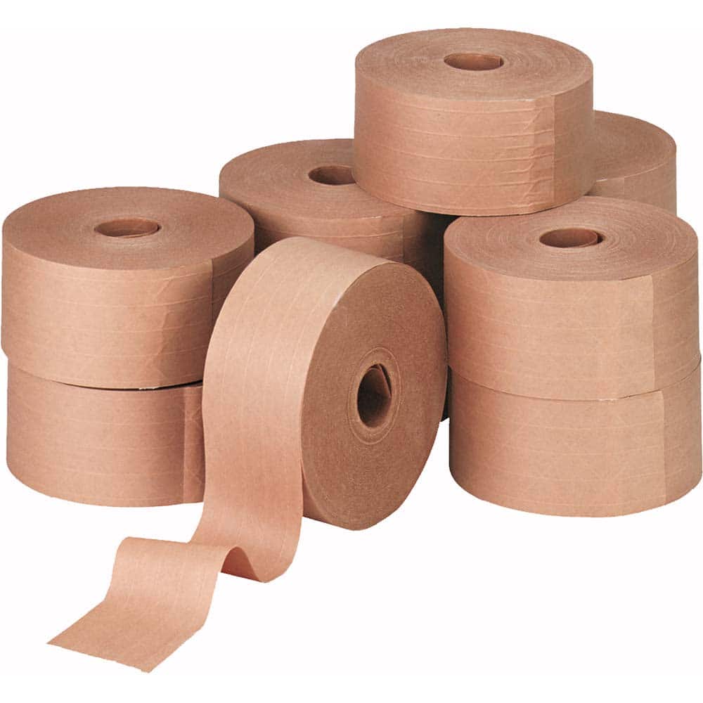 GEN - Packing Tape; Tape Type: Sealing ; Color: Brown ; Adhesive Material: Water Activated ; Width (Inch): 3 ; Length: 450' ; Material Type: Fiberglass; Kraft Paper - Exact Tooling