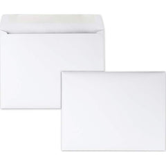 Quality Park - Mailers, Sheets & Envelopes; Type: Open-Side Booklet Envelope ; Style: Gummed Flap ; Width (Inch): 12 ; Length (Inch): 9 ; Box Quantity: 100 ; Size: 9 x 12 - Exact Tooling