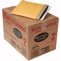 Sealed Air - Mailers, Sheets & Envelopes; Type: Padded Mailer ; Style: Self Adhesive ; Width (Inch): 12 ; Length (Inch): 8-1/2 ; Box Quantity: 100 ; Size: 8.5 x 12 - Exact Tooling