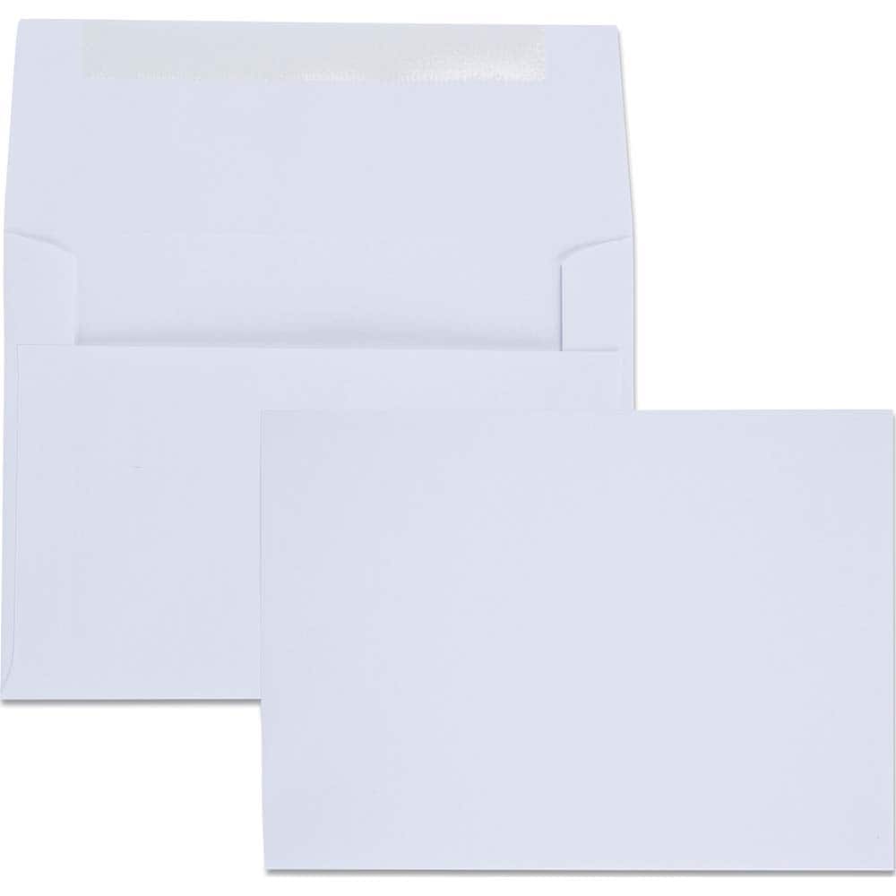Quality Park - Mailers, Sheets & Envelopes; Type: Greeting Card Envelope ; Style: Gummed Flap ; Width (Inch): 6-1/2 ; Length (Inch): 4-3/4 ; Box Quantity: 100 ; Size: 4.75 x 6.5 - Exact Tooling