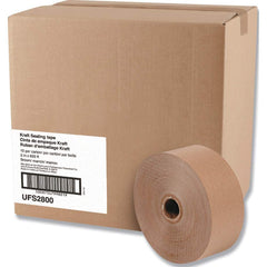 GEN - Packing Tape; Tape Type: Sealing ; Color: Brown ; Adhesive Material: Water Activated ; Width (Inch): 3 ; Length: 600' ; Material Type: Kraft Paper - Exact Tooling