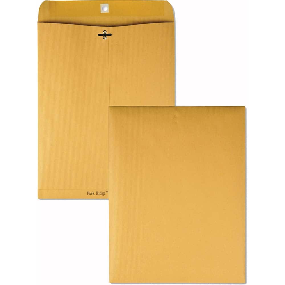 Quality Park - Mailers, Sheets & Envelopes; Type: Catalog Envelope ; Style: Clasp w/Gummed Flap ; Width (Inch): 13 ; Length (Inch): 10 ; Box Quantity: 100 ; Size: 10 x 13 - Exact Tooling