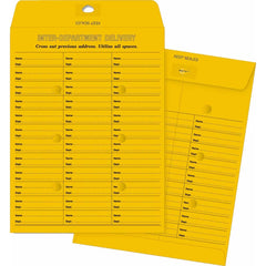 Quality Park - Mailers, Sheets & Envelopes; Type: Inter-Department Envelopes ; Style: Self Adhesive ; Width (Inch): 13 ; Length (Inch): 10 ; Box Quantity: 100 ; Size: 10 x 13 - Exact Tooling