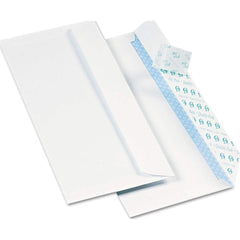 Quality Park - Mailers, Sheets & Envelopes; Type: Security Envelope ; Style: Self Seal ; Width (Inch): 9-1/2 ; Length (Inch): 4-1/8 ; Box Quantity: 1000 ; Size: 4.13 x 9.5 - Exact Tooling