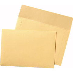 Quality Park - File Folders, Expansion Folders & Hanging Files; Folder/File Type: File Envelopes ; Color: Cameo Buff ; Index Tabs: No ; Tab Cut Location: None ; File Size: Letter ; Size: 11-3/4 X 9-1/2 - Exact Tooling