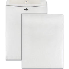Quality Park - Mailers, Sheets & Envelopes; Type: Clasp Envelope ; Style: Clasp w/Gummed Flap ; Width (Inch): 13 ; Length (Inch): 10 ; Box Quantity: 100 ; Size: 10 x 13 - Exact Tooling