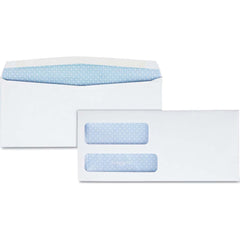 Quality Park - Mailers, Sheets & Envelopes; Type: Security Envelope ; Style: Gummed Flap ; Width (Inch): 8-5/8 ; Length (Inch): 3-5/8 ; Box Quantity: 1000 ; Size: 3.63 x 8.63 - Exact Tooling