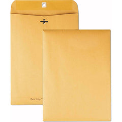 Quality Park - Mailers, Sheets & Envelopes; Type: Catalog Envelope ; Style: Clasp w/Gummed Flap ; Width (Inch): 12 ; Length (Inch): 9 ; Box Quantity: 100 ; Size: 9 x 12 - Exact Tooling