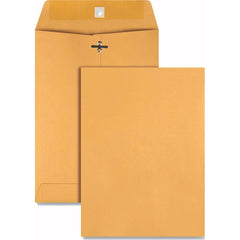 Quality Park - Mailers, Sheets & Envelopes; Type: Clasp Envelope ; Style: Clasp w/Gummed Flap ; Width (Inch): 10-1/2 ; Length (Inch): 7-1/2 ; Box Quantity: 100 ; Size: 7.5 x 10.5 - Exact Tooling