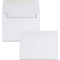 Quality Park - Mailers, Sheets & Envelopes; Type: Greeting Card Envelope ; Style: Gummed Flap ; Width (Inch): 5-3/4 ; Length (Inch): 4-3/8 ; Box Quantity: 500 ; Size: 4.38 x 5.75 - Exact Tooling