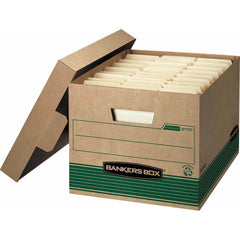 BANKERS BOX - Compartment Storage Boxes & Bins; Type: Storage Box ; Number of Compartments: 1.000 ; Overall Width: 12 ; Overall Depth: 16-1/4 (Inch); Overall Height (Inch): 10-1/2 ; Color: Kraft - Exact Tooling