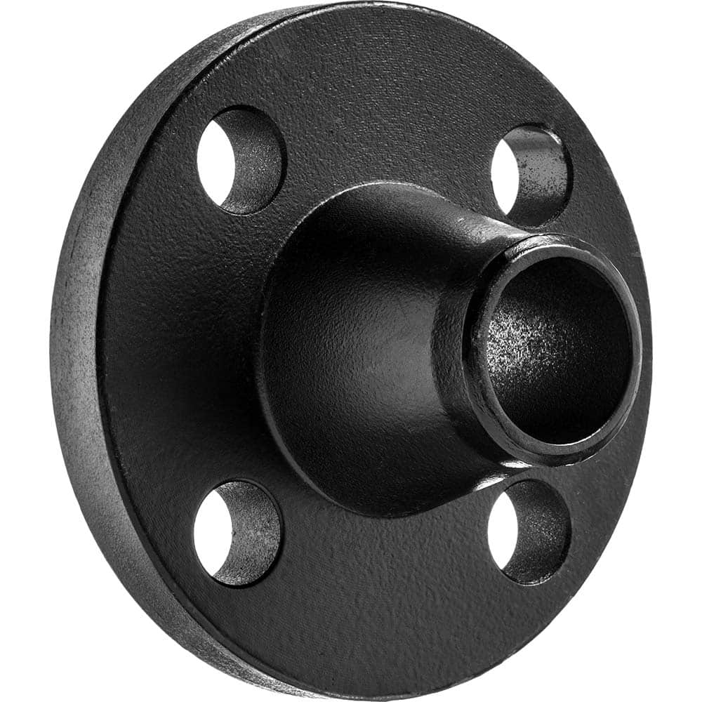 USA Sealing - Black & Galvanized Flanges; Style: Weld-Neck ; Pipe Size: 4 (Inch); Outside Diameter (Inch): 10 ; Distance Across Bolt Hole Centers: 7-7/8 (Inch); Pressure Rating (psi): 300 ; Number of Holes: 8.000 - Exact Tooling