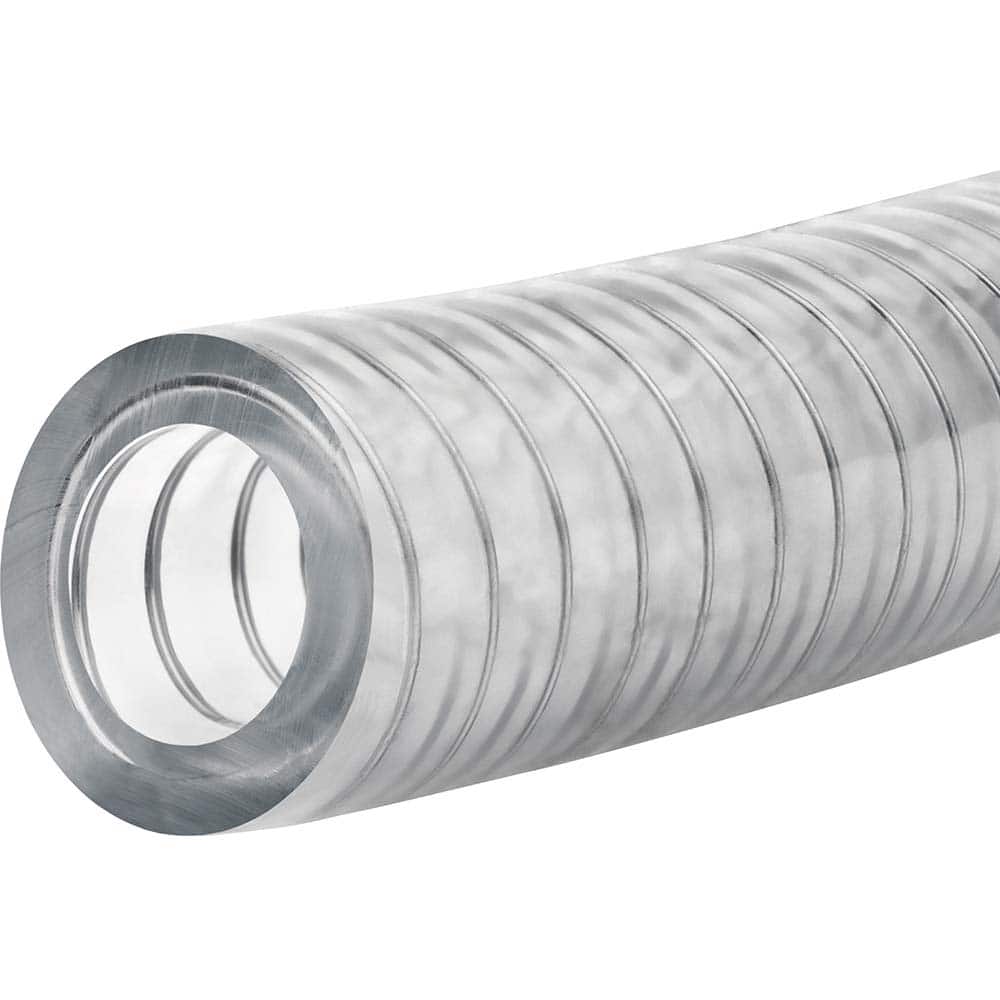 USA Sealing - Plastic, Rubber & Synthetic Tube; Inside Diameter (mm): 40.0000 ; Outside Diameter (mm): 52.0000 ; Wall Thickness (mm): 6.00 ; Material: PVC ; Maximum Working Pressure (psi): 70 ; Color: Clear - Exact Tooling