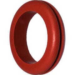 USA Sealing - Grommets; Type: High-Temperature Push-In Grommet ; Outside Diameter (Inch): 1-3/4 ; Overall Thickness (Decimal Inch): 7/16 ; Inside Diameter Inch: 1 (Inch); Material: Silicone Rubber ; Type: High-Temperature Push-In Grommet - Exact Tooling