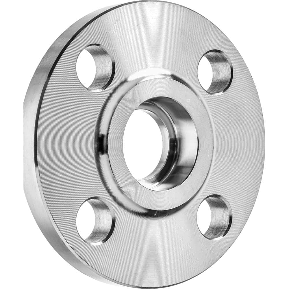 USA Sealing - Stainless Steel Pipe Flanges; Style: Socket-Connect ; Pipe Size: 1/2 (Inch); Outside Diameter (Inch): 4-3/4 ; Material Grade: 316 ; Distance Across Bolt Hole Centers: 3-1/4 (Inch); Number of Bolt Holes: 4.000 - Exact Tooling