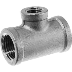 USA Sealing - Aluminum Pipe Fittings; Type: Reducer Branch Tee ; Fitting Size: 3/4 x 3/4 x 1/2 ; End Connections: FNPT x FNPT x MNPT ; Material Grade: Class 150 ; Pressure Rating (psi): 150 - Exact Tooling
