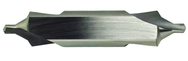 3.15mm x 71mm OAL 60/120° HSS Center Drill with Flat-Bright Form A - Exact Tooling