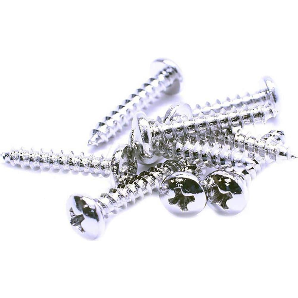 Machine Screw: 8-32 x 1/2″, Pan Head, Phillips - Stainless Steel 