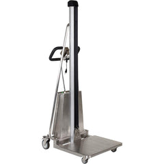 Vestil - Lifting Tables; Type: Lift Table ; Lift Style: Post ; Style: Portable Battery-Operated ; Load Capacity (Lb.): 330.000 ; Minimum Height (Inch): 5 ; Lift Height (Inch): 60 - Exact Tooling