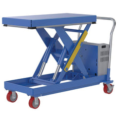 Vestil - Lifting Tables; Type: Elevating Cart ; Lift Style: Scissor ; Style: Portable Battery-Operated ; Load Capacity (Lb.): 2000.000 ; Minimum Height (Inch): 15 ; Lift Height (Inch): 39 - Exact Tooling