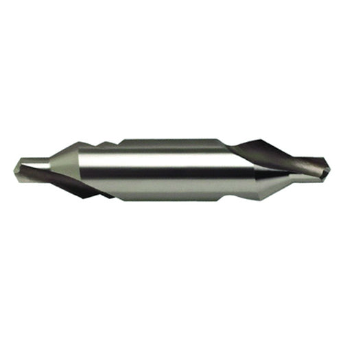 #4 × 57 mm OAL 60 Degree HSS Center Drill Form A Bright - Exact Tooling