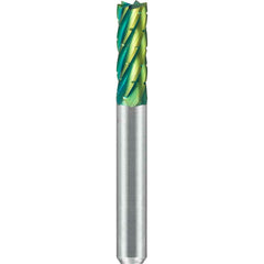 SGS Pro - SB-1, 1/4" Cut Diam, 1/4" Shank Length, NG6, Tungsten Carbide Cylinder Burr with End Cut - Exact Tooling