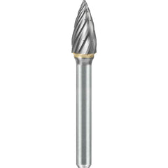 SGS Pro - SG-3, 3/8" Cut Diam, 1/4" Shank Length, NG6, Tungsten Carbide Pointed Tree Burr - Exact Tooling