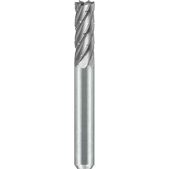 SGS Pro - SB-1, 1/4" Cut Diam, 1/4" Shank Length, NG6, Tungsten Carbide Cylinder Burr with End Cut - Exact Tooling