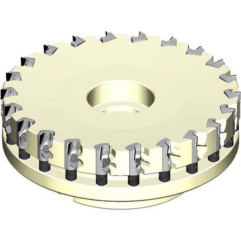 Sumitomo - Indexable Square-Shoulder Face Mills; Cutting Diameter (mm): 125.00 ; Arbor Hole Diameter (mm): 25.40 ; Lead Angle: 90 ; Overall Height (mm): 50.00000 ; Insert Compatibility: ANB1600 ; Series: ALNEX - Exact Tooling
