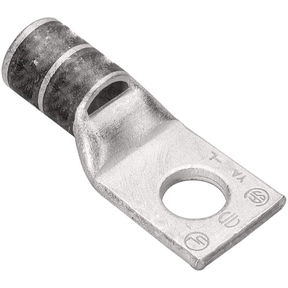 Burndy - Ring Terminals; Terminal Type: Rectangle ; Insulation Type: NonInsulated ; Connection Type: Compression ; Compatible Wire Size (AWG): 3/0 ; Stud Size (Inch): 3/8 ; Color: Orange - Exact Tooling