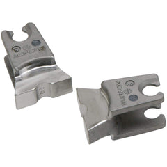 Burndy - Crimper Dies; Tool Type: W-Die ; Size: 3/8" ; Color: Stainless Steel ; For Use With: MD6; MD7 Mechanical; Y500CTHS Hydraulic; PAT600 and PATMD Battery Actuated Crimpers - Exact Tooling