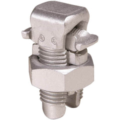 Burndy - Split Bolt Connectors; Connector Material: Aluminum ; Maximum Compatible Wire Size (AWG): 4/0 (Strand) ; Minimum Compatible Wire Size (AWG): 2 (Strand) ; Pressure Bar Material: Copper ; Compatible Wire Type: Aluminum; Copper ; Head Width (Decima - Exact Tooling