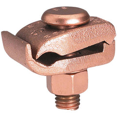 Burndy - Grounding Clamps; Clamp Type: Grounding Clamp ; Compatible Wire Size (AWG): 8-4 ; Overall Length (Inch): 0.88 ; Overall Length (Decimal Inch): 0.88 ; Material: Copper Alloy ; Standards Met: EU RoHS Indicator; RoHS EX Compliant; UL Listed Direct - Exact Tooling