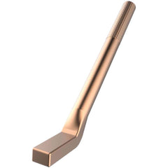 Burndy - Grounding Clamps; Clamp Type: Grounding Clamp ; Compatible Rod Diameter (Inch): 5/8 ; Compatible Wire Size (AWG): 1/0 ; Compatible Wire Size (kcmil): 250-500 ; Overall Length (Inch): 5.68 ; Overall Length (Decimal Inch): 5.68 - Exact Tooling