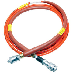 Burndy - Hydraulic Hose; Inside Diameter (Inch): 1/4 ; Working Pressure (psi): 10000.000 ; Hose Length (Feet): 25.00 ; Overall Length (Inch): 300 ; Hose Size: 1/4 ; Material: Non-Conductive Hose - Exact Tooling