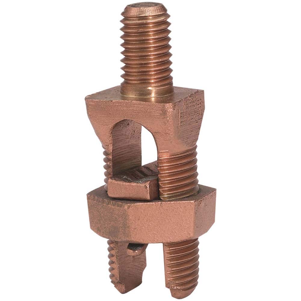 Burndy - Grounding Clamps; Clamp Type: Grounding Clamp ; Compatible Wire Size (AWG): 10-7; 10-6 ; Overall Length (Inch): 1.34 ; Overall Length (Decimal Inch): 1.34 ; Material: Leaded Bronze Alloy ; Standards Met: EU RoHS Indicator; RoHS EX Compliant; UL - Exact Tooling