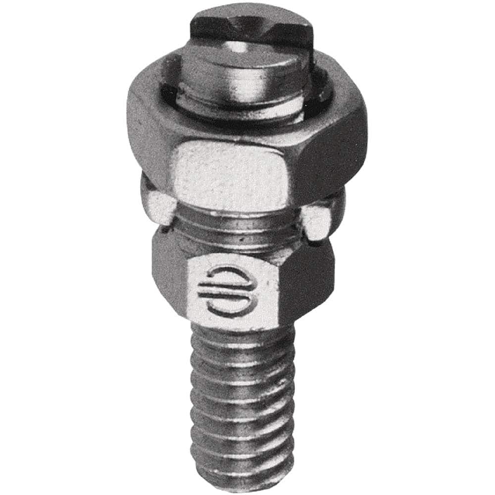 Burndy - Grounding Clamps; Clamp Type: Grounding Clamp ; Compatible Rod Diameter (Inch): 1 ; Compatible Wire Size (AWG): 8-2 ; Overall Length (Inch): 1-1/2 ; Overall Length (Decimal Inch): 1-1/2 ; Material: Leaded Bronze Alloy - Exact Tooling