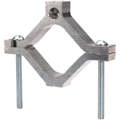 Burndy - Grounding Clamps; Clamp Type: Grounding Clamp ; Compatible Wire Size (AWG): 6 ; Compatible Wire Size (kcmil): 250 ; Overall Length (Inch): 6.31 ; Overall Length (Decimal Inch): 6.31 ; Material: Aluminum - Exact Tooling