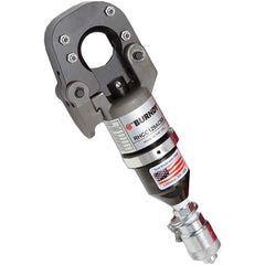 Burndy - Power Cutters; Type: Hydraulic ; Power Type: Hydraulic ; Cutting Capacity: 1.29 in Copper/Aluminum; 1113 kcmil ACSR; 1/2" Rebar; 1/2" Standard Guy; 3/8" EHS Guy Strand; 5/8" Soft Steel Bolts; 5/8" Ground Rod ; Voltage: N/A ; Wattage: 0 - Exact Tooling