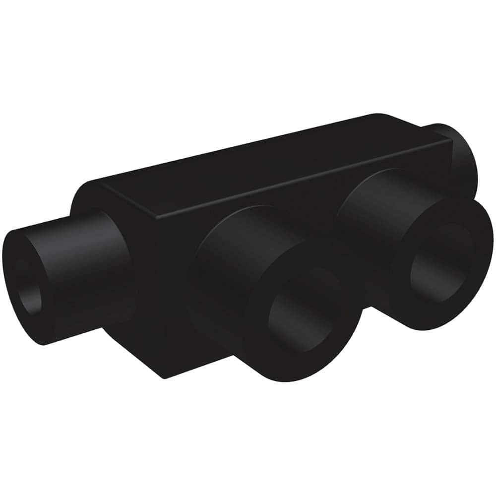 Burndy - Split Bolt Connectors; Connector Material: Aluminum ; Maximum Compatible Wire Size (AWG): 4/0 ; Maximum Compatible Wire Size (kcmil): 350 ; Minimum Compatible Wire Size (AWG): 10 ; Minimum Compatible Wire Size (kcmil): 250 ; Compatible Wire Type - Exact Tooling